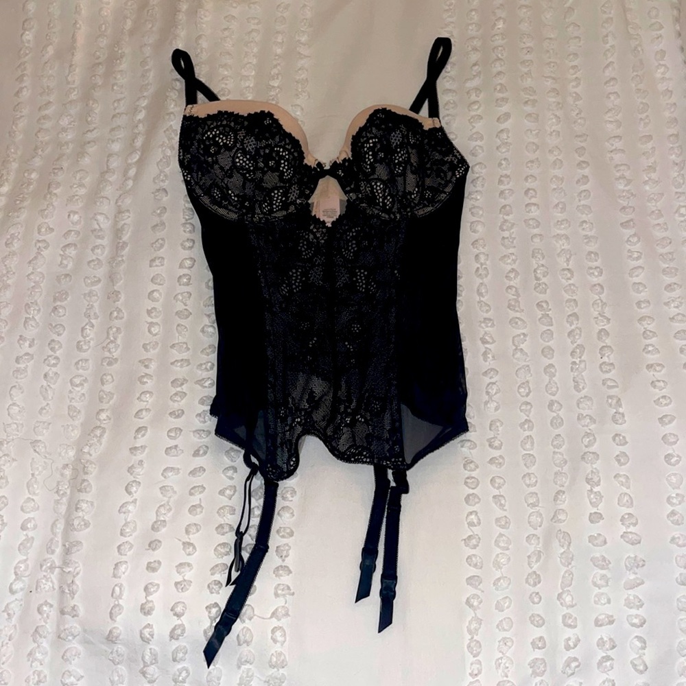 Victorias Secret corset top - black